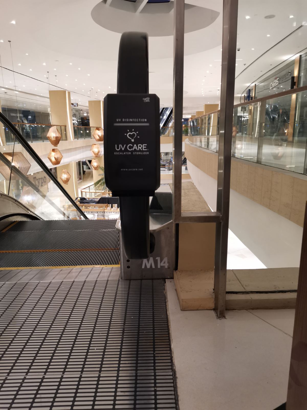 UV Care Escalator Handrail Sterilizer - Price Available upon Request